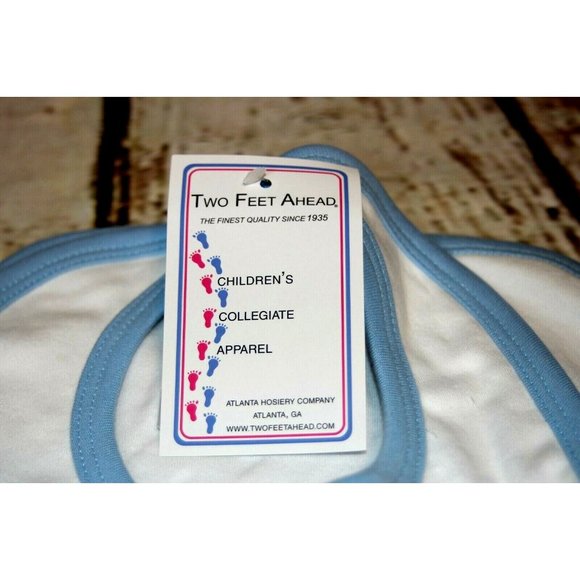 North Carolina Tar Heels Officially Licensed Embroidered Knit Baby Bib NIP - Picture 3 of 5